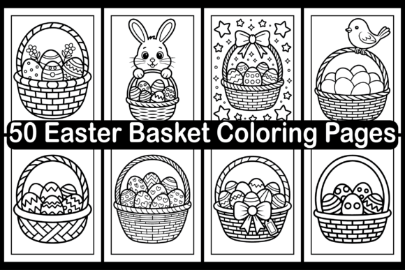 50 Easter Basket Coloring Pages: A Creative and Practical Resource