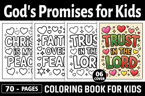 70 God's Promises for Kids Coloring Book: How to Build a Unique KDP Interior That Sells
