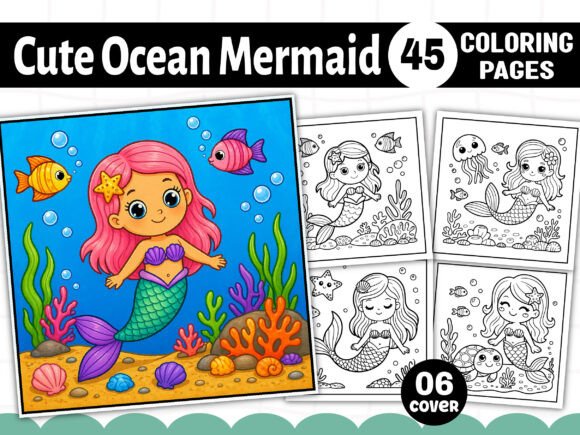 Cute Ocean Mermaid Coloring Book – Kids: A Comprehensive Evaluation