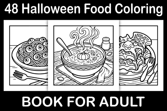 Halloween Food Coloring Pages: Creative Fun for All Ages