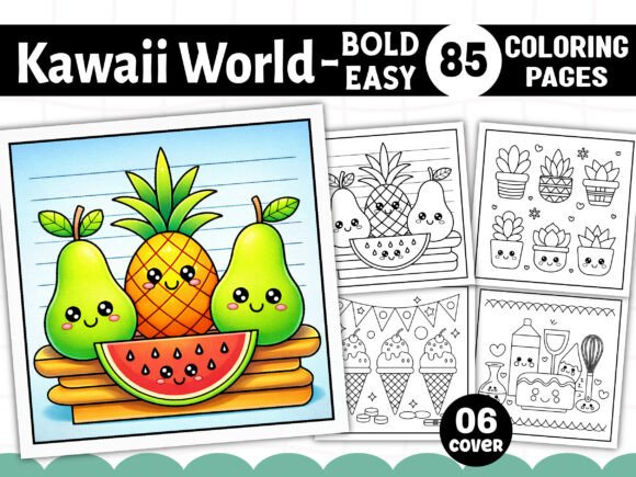 Kawaii World Coloring Pages for Kids: A Complete Guide to Creative Fun and KDP Book Interiors