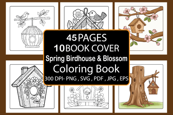 Spring Birdhouse Blossom Coloring Book: A Strategic Tool for Creativity and Business Growth