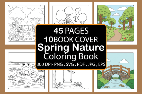 Spring Nature Coloring Book: A Strategic Tool for Creativity and Business Growth