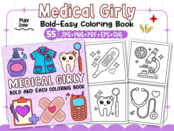 The Rise of Niche Coloring Books in Self-Publishing: Why Bold Easy Medical Girly and Autumn Charm Designs Are Transforming KDP Interiors