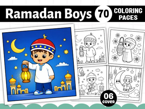 Why a Ramadan Coloring Book for Boys Ages 4–8 Is the Perfect KDP Interior Niche